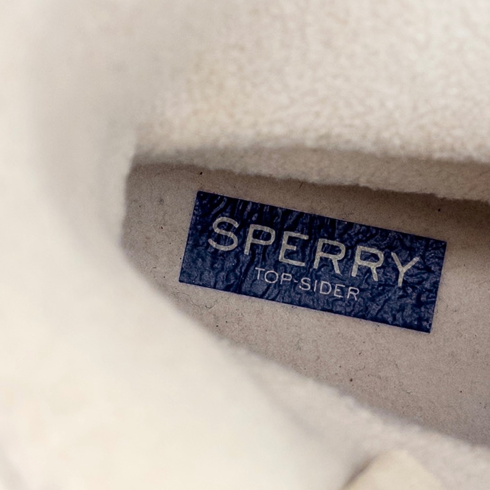 Sperry Saltwater Duck Boots Women's 8.5 Ivory Gold Metallic Leopard STS88315 - Picture 7 of 15